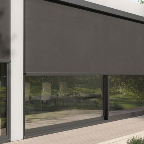 Tenda avvolgibile a rullo - VS C - heroal - per finestra / in tessuto / in acciaio inossidabile