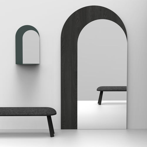 Specchio a muro - BUZZIMIRAGE - BuzziSpace - da appoggio / contract / contemporaneo