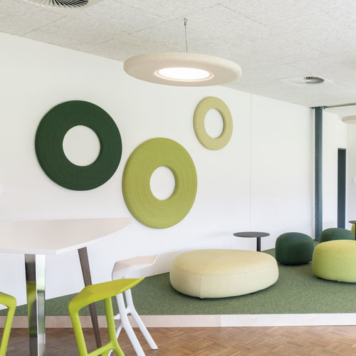 Lampada a sospensione - BUZZIMOON - BuzziSpace - in tessuto / contemporanea / con cavo