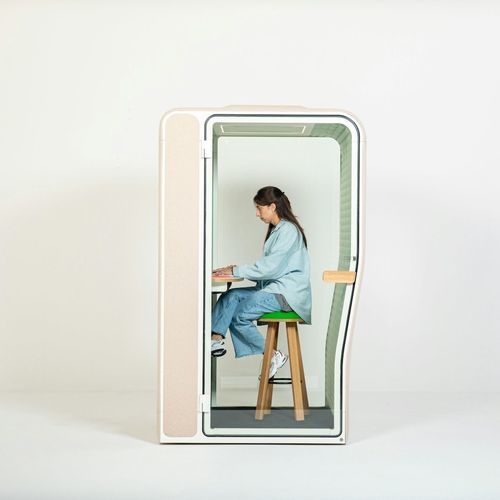 Isola di privacy per ufficio acustica - BuzziNest Office - BuzziSpace - in feltro / in tessuto