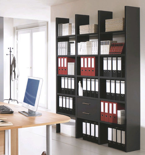 Libreria contemporanea - EASY OFFICE - RÖHR-Bush - per ufficio / in legno / nera