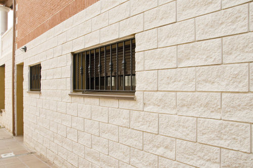 Blocco di calcestruzzo forato - GANDIA - Verniprens - per muro portante / facciavista