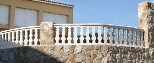Balaustra in pietra ricostituita - IBIZA - Verniprens - da esterno / per balcone / per esterno