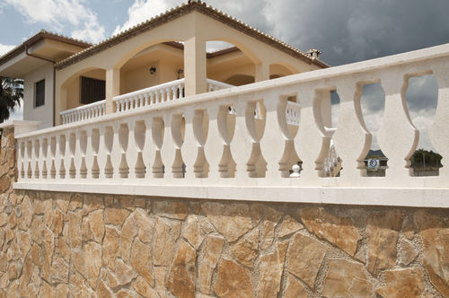 Balaustra in pietra ricostituita - MARBELLA - Verniprens - da esterno / per balcone / per esterno