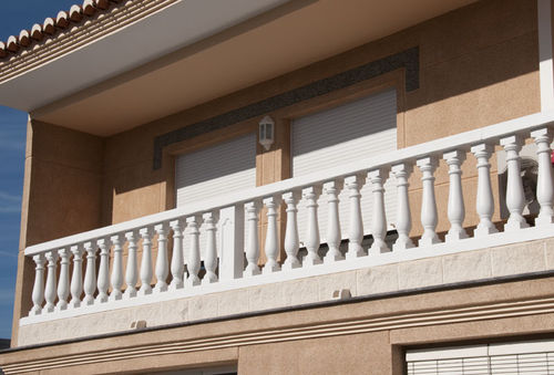 Balaustra in pietra ricostituita - CAPRI - Verniprens - da esterno / per balcone / per esterno