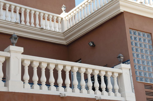 Balaustra in pietra ricostituita - GINEBRA - Verniprens - da esterno / per balcone / per esterno