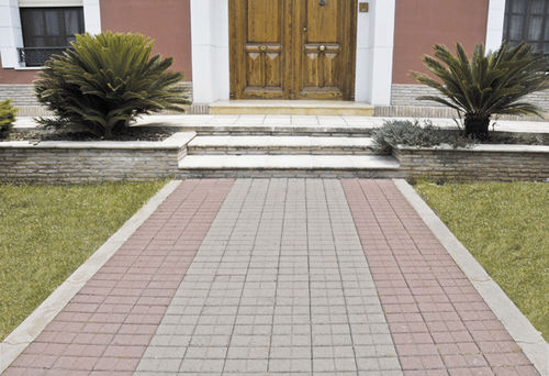 Pavé in calcestruzzo - GETAFE - Verniprens - per pedoni / in materiale riciclato