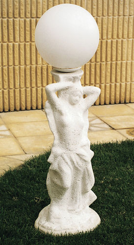 Lampada da terra - CLAUDIA - Verniprens - in pietra / contemporanea / senza fili