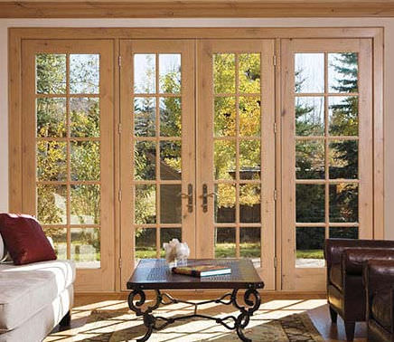 Porta finestra battente - ARCHITECT SERIES® HINGED - PELLA - in alluminio / in legno / a doppi vetri