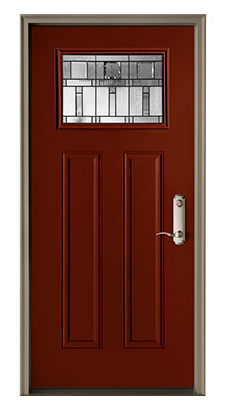 Porta d'ingresso - PELLA® CRAFTSMAN LIGHT - PELLA - in acciaio / in fibra di vetro / battente