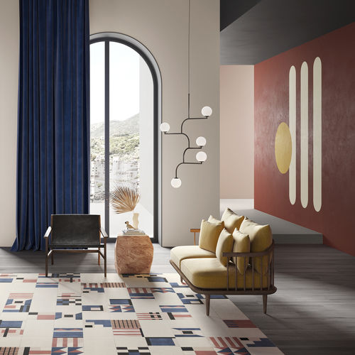 Piastrella in gres porcellanato - SODA - Ceramica Bardelli - levigata / da interno / da esterno