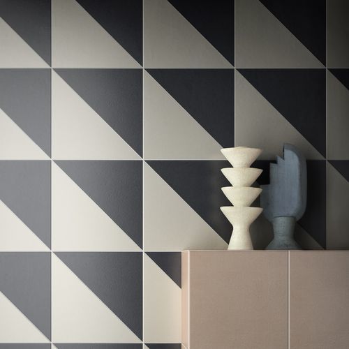Piastrella in gres porcellanato - PITTORICA - Ceramica Bardelli - opaca / con motivo stampato / vellutata