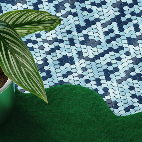 Mosaico in gres porcellanato - EDEN  - Ceramica Bardelli - lucido / opaco / da interno