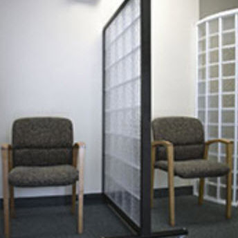 Paravento contemporaneo - HY-LITE - in vetro / contract / portatili