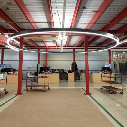 Luce a sospensione - ZYNN 2" RING - SPI Lighting - LED / rotonda / professionale