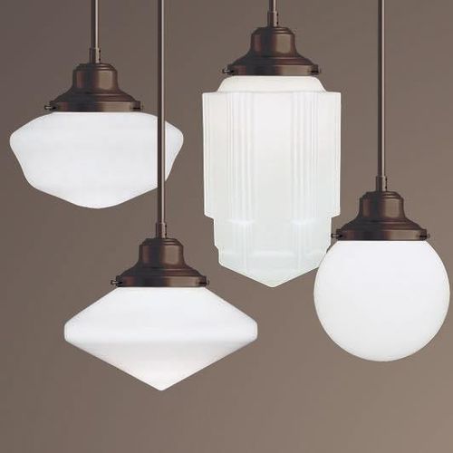 Lampada a sospensione - ASHLAND  - SPI Lighting - in alluminio / in ottone / in opalina