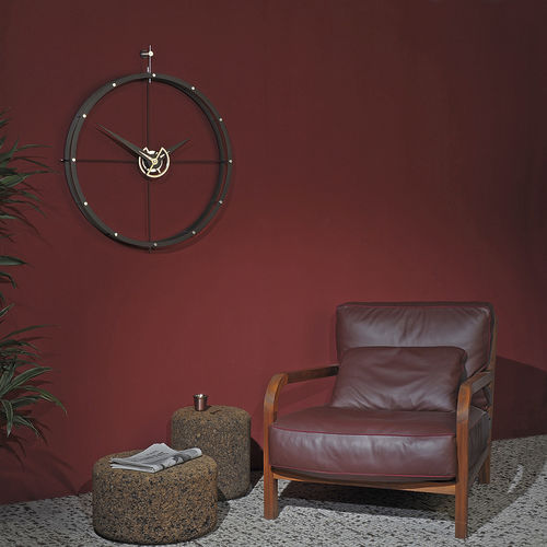 Orologio contemporaneo - DOBLE O PREMIUM - NOMON - a muro / analogico / in noce