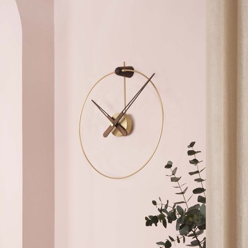 Orologio contemporaneo - MICRO ANDA - NOMON - a muro / analogico / in noce