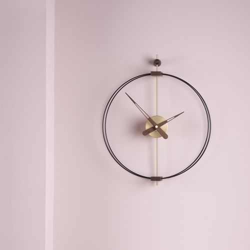 Orologio contemporaneo - MICRO BARCELONA - NOMON - a muro / analogico / in noce