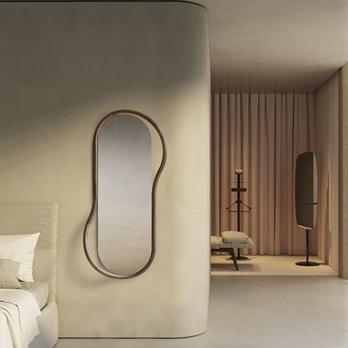 Specchio a muro - UNUT - NOMON - contemporaneo / rotondo / ovale