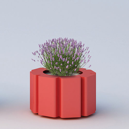 Fioriera in acciaio galvanizzato - TALL G465 - DIMCAR s.r.l. - rotonda / altre forme / contemporanea