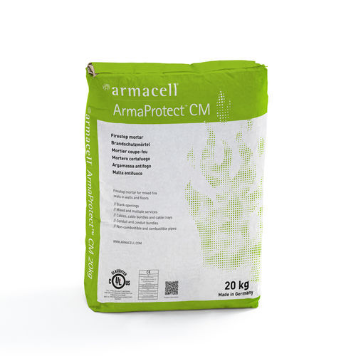 Malta di protezione - ARMAPROTECT CM - Armacell - per muro / a base di cemento / in polvere
