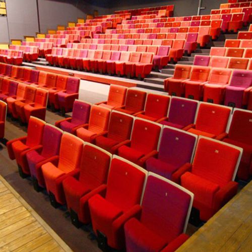 Poltrona per auditorium contemporanea - CAISSON INERTIE - kleslo - in tessuto / in legno / in metallo