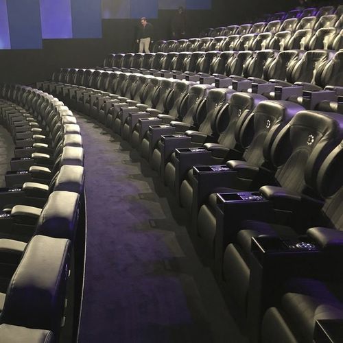 Poltrona per cinema in tessuto - LUGE  - kleslo - contract / rossa / nera