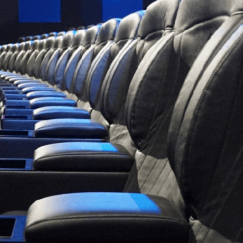 Poltrona per cinema in espanso - ICE HALL - kleslo - contract / nera / imbottita