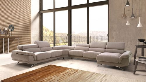 Divano modulare - DIOR - Gamamobel - d'angolo / contemporaneo / in tessuto