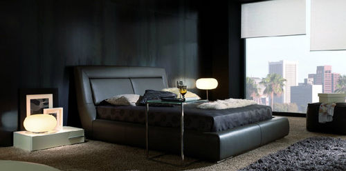 Letto matrimoniale - LUXOR - Gamamobel - contemporaneo / con testiera / imbottito