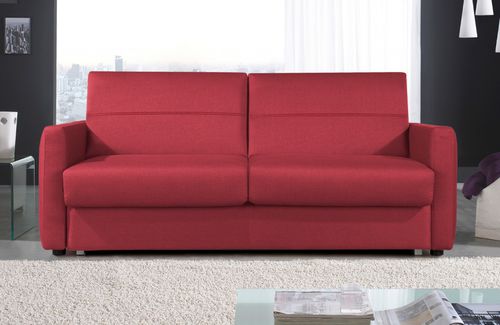Divano letto - MONET  - Gamamobel - contemporaneo / in tessuto / rosso