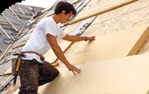 Isolante termo-acustico - MULTISOL 140 - isonat - in fibra di legno / in pannelli rigidi / per muro