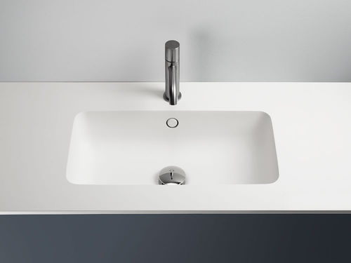 Lavabo integrato - FORMA - F.lli Stocco s.r.l. - in Ocritech® / lucido / rettangolare