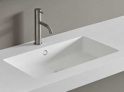 Lavabo sospeso - B-RIM - F.lli Stocco s.r.l. - in Ocritech® / lucido / rettangolare