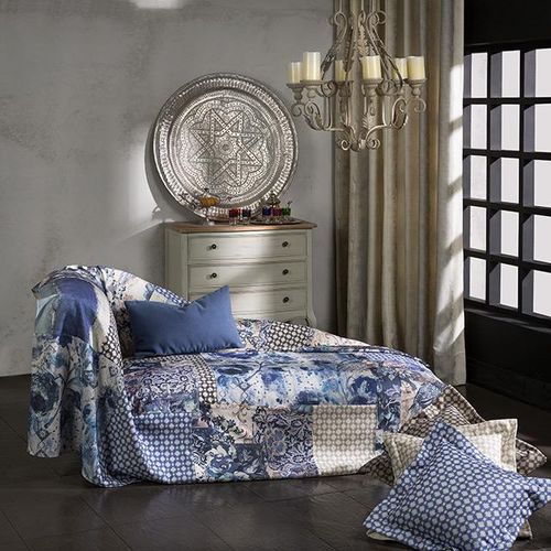 Tessuto da tappezzeria - TRENDY - RIOMA - con motivi geometrici / patchwork / sintetico