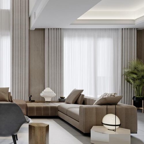 Tessuto per tende - VERENA - RIOMA - a tinta unita / in poliestere (PES) / occultante
