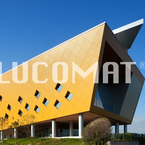 Pannello di rivestimento - ALUCOMAT® A2 - ALUCOMAT | JSN - per facciata / caratteristiche ecologiche / composito