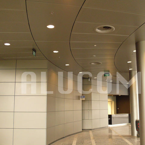 Pannello decorativo da parete - ALUCOMAT® NANO ANTI-BACTERIAL - ALUCOMAT | JSN - per soffitto / composito / in alluminio