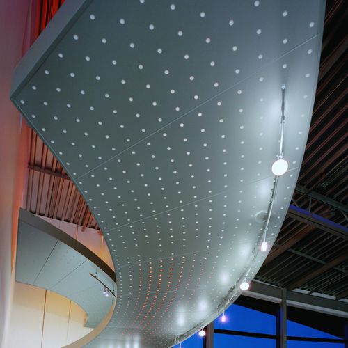 Controsoffitto in metallo - LIBRETTO®  - USG - in alluminio / in pannelli / da interno