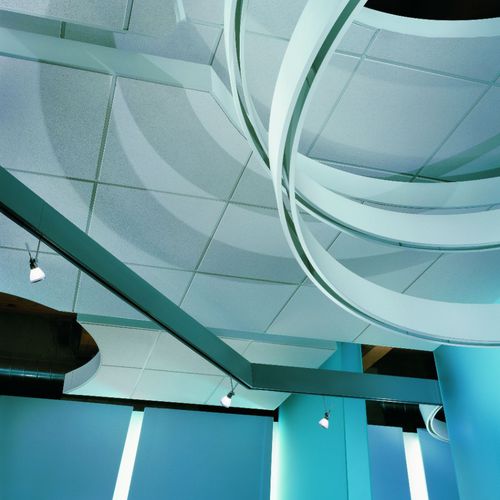 Profilo decorativo in metallo - COMPÄSSO™  - USG - per soffitto / bianco / dritto