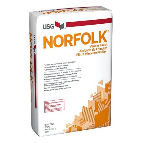 Intonaco di protezione - NORFOLK™  - USG - di finitura / da interno / per balcone