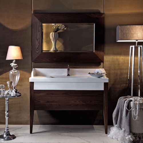 Mobile lavabo da appoggio - BENTLEY - Ws Bath Collections - in legno / classico / con specchio