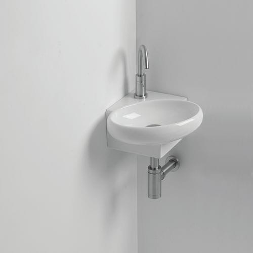 Lavandino sospeso - YOTTA  - Ws Bath Collections - d'angolo / in ceramica
