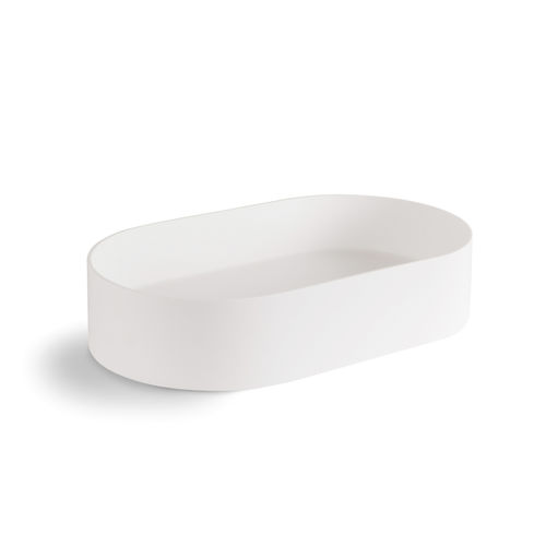 Lavabo da appoggio - MOMON - Ws Bath Collections - in Solid Surface / ovale / contemporaneo
