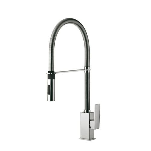 Miscelatore da appoggio - ELLE - Ws Bath Collections - in metallo cromato / in acciaio inossidabile / in ABS