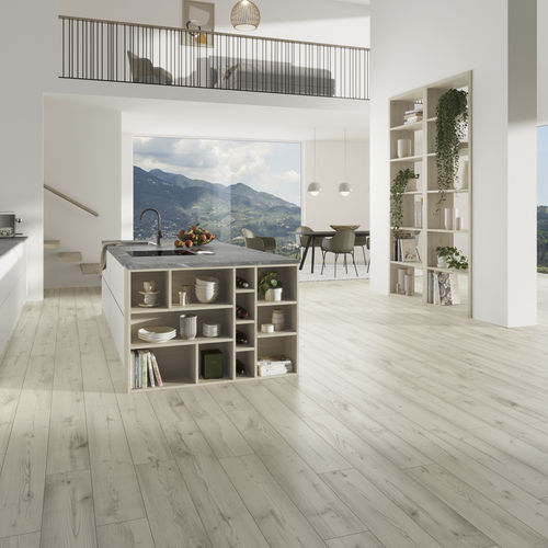 Pavimento laminato in legno - GROTTINO WHITE - Swiss Krono / GRAND selection - aspetto legno / per uso residenziale