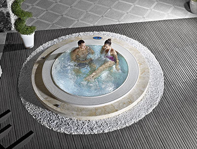 Spa da incasso - VIENNE - PISCINES MAGILINE - circolare / 6 posti / per uso residenziale