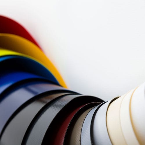 Membrana architettonica in PVC - ARCADE FR - Saint Clair Textiles - in tessuto / in poliestere / in PES