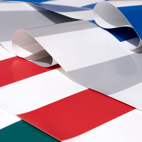Membrana tessile in PES - ZEBRA 670 - Saint Clair Textiles - rivestita di PVC / per copertura / per terrazza
